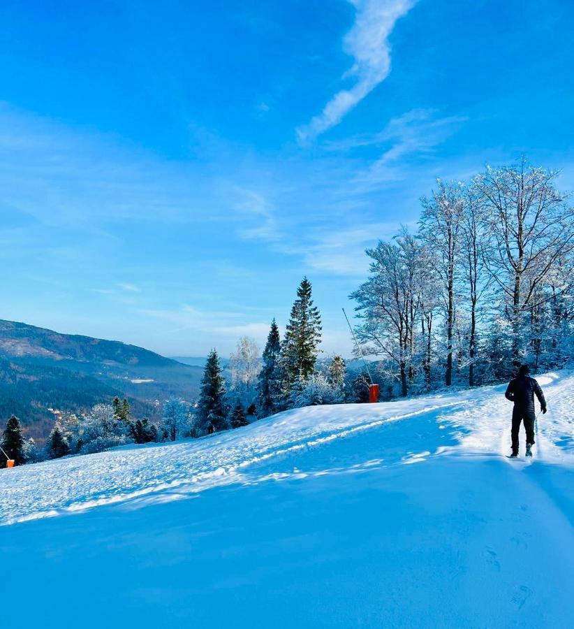 Szczyrkowskie Ski & Fun 18 - Z Widokiem Na Gory Luaran gambar